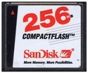 256MB 50p CF CompactFlash Card (Red/White/Black L