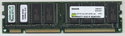 64MB 168p PC100 CL3 8c 8x8 SDRAM DIMM, PNY, AMX, 