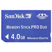 4GB 10p Memory Stick Pro Duo 66x, BVL