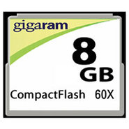 8GB 50p CF CompactFLash Card 60x, CBK