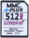 512MB 13p MMC MultiMedia Plus Card Bulk, Kingston