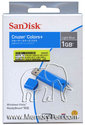 1GB USB 2.0 FlashDrive Light Blue Rectangular w/ 