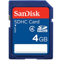 Sandisk 4GB SDSDB-004G SDHC Card (CRD-S-RT) Retai