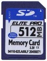 512MB 9p SD Secure Digital Card 14/3 MBs 96x Elit
