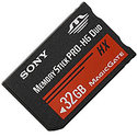 32GB Sony Memory Stick Pro HG-Duo HX MS-HX32B 50M