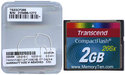 2GB 50p CF CompactFlash Card 266x Clam, Transcend