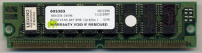 8MB 72p 60ns 16c 1x4 FPM SIMM, Major/3rd, ART, 8G