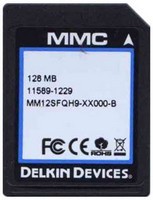 128MB 7p MMC MultiMedia Card NIB, Delkin, BPU, MM