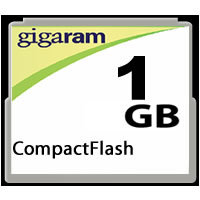 1GB 50p CompactFlash Card 59/28x Bulk, Western Di