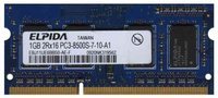 1GB 204p PC3-8500 CL7 8c 64x16 DDR3-1066 SODIMM R