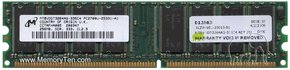 256MB 184p PC2700 CL2.5 8c 32x8 DDR DIMM T001-RFB