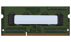 1GB 204p PC3-8500 CL7 8c 64X16 DDR3-1066 SODIMM, 