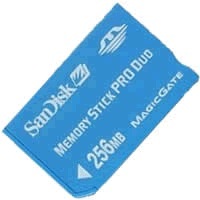 256MB Memory Stick Pro Duo, BSG