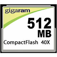512MB 50P CF CompactFlash Card 150x, BRF