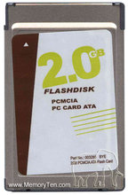 2GB PCMCIA ATA Flash Label w/o Logo Bulk, MemoryT