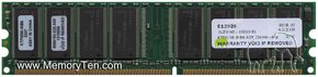 256MB 184p PC2700 CL2.5 8c 32x8 DDR DIMM T001-RFB
