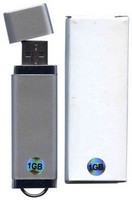 1GB USB 2.0 Pendrive 17/8 MBs 119x Rectangular wi