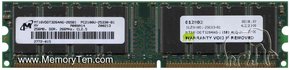 256MB 184p PC2100 CL2.5 16c 16x8 DDR DIMM-RFB Mal