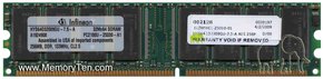 256MB 184p PC2100 CL2.5 8c 32x8 DDR DIMM-RFB U.S.