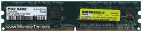 512MB 240p PC2-5300 CL5 8c 64x8 DDR2-667 DIMM T00