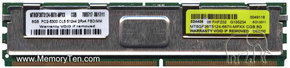 8GB 240p PC2-5300 CL5 36c 512x4 DDR2-667 2Rx4 1.8