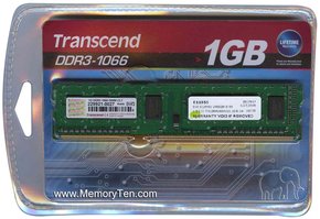 1GB 240P PC3-8500 CL7 8c 128x8 DDR3-1066 1Rx8 1.5