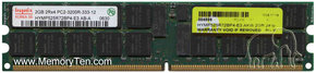 2GB 240p PC2-3200 CL3 36c 128x4 DDR2-400 2Rx4 1.8