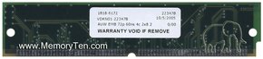 8MB 72p 60ns 4c 2x8 2K EDO SIMM, HP, AUW