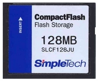 128MB 50p CompactFlash Card 39/48x Bulk, Simplete