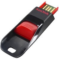 32GB USB 2.0 Cruzer Edge Pendrive Rectangular Red