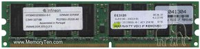 256MB 184p PC2700 CL2.5 8c 32x8 DDR DIMM T001-RFB