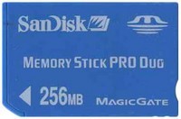 256MB 10p Memory Stick Pro Duo w/o adapter Bulk, 