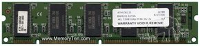 32MB 168p PC66 16c 2x8 SDRAM DIMM, Kingston, AEL