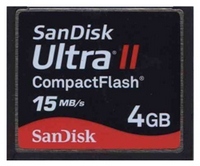 4GB 50p CF  Ultra II 15MB/s CompactFlash Card Bul