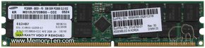 2GB 184p PC3200 CL3 36c 128x4 DDR400 2Rx4 2.5V EC