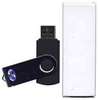 32GB USB 2.0 FlashDrive 15/6 MB/s 102x Swivel Bla