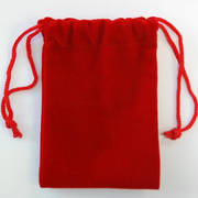 Velvet bag for USB drives