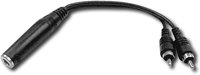Hosa Technology - 1/4   TSF-to-Dual RCA Cable
