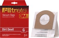 - Filtrete G Vacuum Bag for Most Dirt Devil Corded