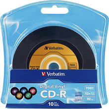 - Digital Vinyl 10-Pack 52x CD-R Disc Blister