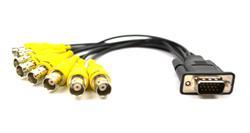 8 RCA Video cables to VGA