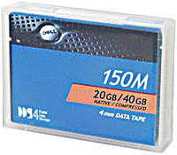 Dell DDS 4 Tape 20/ 40GB DDS-4 Part # 09W083 New 