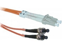 ST-LC Multimode Duplex Fiber Optic Patch Cable 20