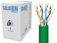 SolidRun by Sewell Bulk Cat6 Cable UTP 1000 ft. G