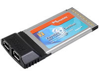 Firewire Host PCMCIA Card 2-port
