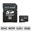 Filemate 16GB microSDHC Card w/ Adapter