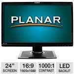 Planar 24 Wide 1080p LED Monitor, VGA, DVI
