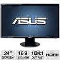 ASUS 24 Wide 1080p 2ms LED, Speakers, DVI, HDMI