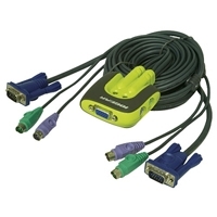 Iogear - GCS62 - Miniview Micro 2-Port KVM With B