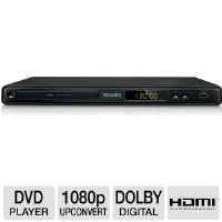 Philips DVP3560/F7 DVD Player - 1080p Up-Conversi
